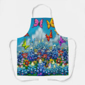 Tablier Bluebonnets et Fleurs sauvages (Recto)