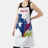 Tablier Bluebonnets Fleurs Bleues Texas Texan State Floral (Insitu)