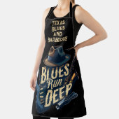 Tablier Blues Music Retro esthétique Vintage Jazz (Insitu)