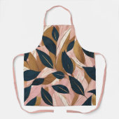 Tablier Blush Pink Gold Boho Collection Feuille tendance (Recto)