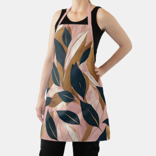 Tablier Blush Pink Gold Boho Collection Feuille tendance