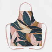 Tablier Blush Pink Gold Boho Collection Feuille tendance (Recto)