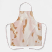 Tablier Blush Rose Tan Southwest Faux Cowhal (Recto)