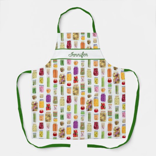 Tablier Bocaux à canne à nourriture (Recto)