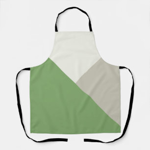 Tablier Bocre couleur vert beige