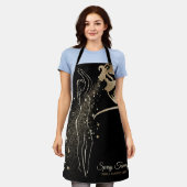 Tablier Body Tan Spray parties scintillant étoiles maquill (Porté)