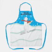 Tablier Boeuf polaire dinde vacances Noël cuisine cuisson (Recto)