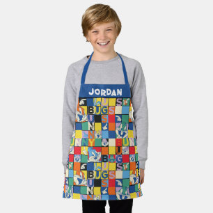 Tablier BOGS BUNNY™ Nom coloré et Vérificateur de visage