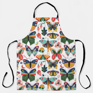 Tablier Boho Butterflies : Motif en papier peint sans cout