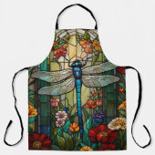 Tablier Boho chic dragonfly de style Art nouveau (Recto)