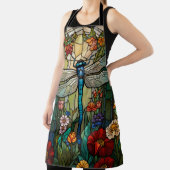 Tablier Boho chic dragonfly de style Art nouveau (Insitu)