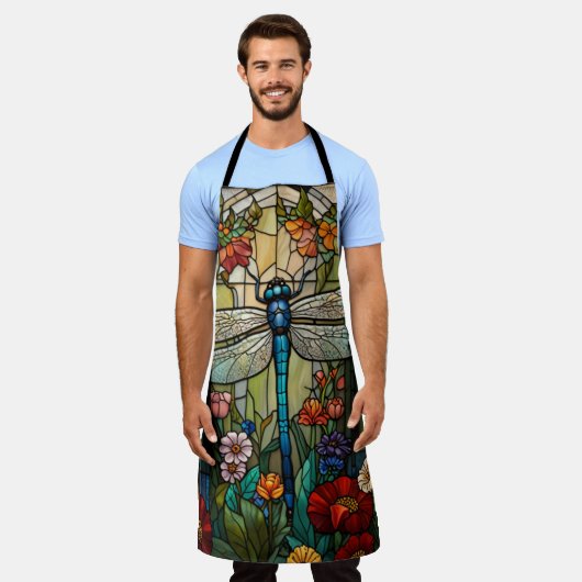 Tablier Boho chic dragonfly de style Art nouveau (Porté)