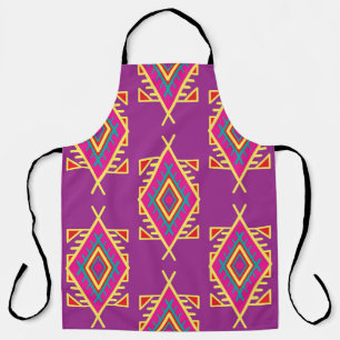 Tablier Boho Chic : Ornement Ethnique Sans Seamless