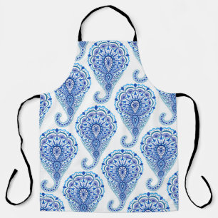 Tablier Boho Chic Paisley sans fil Oriental
