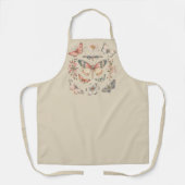 Tablier Boho Cottagecore Papillon Monarque (Recto)