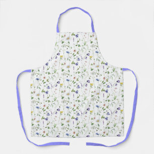 Tablier Boho Fleur sauvage Motif Floral