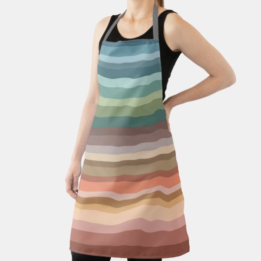 Tablier Boho Modern Chic Stripes (Insitu)