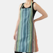 Tablier Boho Moderne Chic Rayures (Insitu)