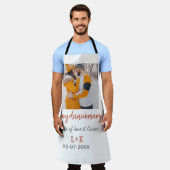 Tablier Boho moderne heureux anniversaire ajouter nom date (Porté)