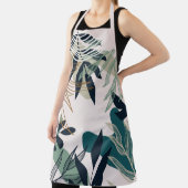 Tablier Boho Pink, Turquoise et Feuilles de marine (Insitu)