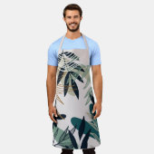 Tablier Boho Pink, Turquoise et Feuilles de marine (Porté)