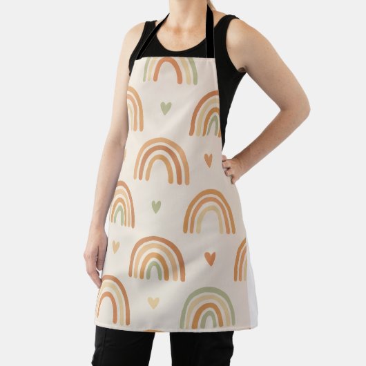 Tablier Boho Rainbow All-Over Print Apron (Insitu)