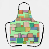 Tablier Boho Rectangles (Recto)