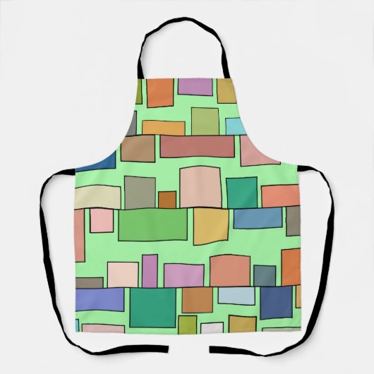 Tablier Boho Rectangles (Recto)