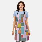 Tablier Boho Rectangles (Porté)