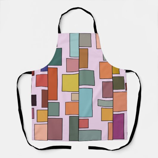 Tablier Boho Rectangles (Recto)