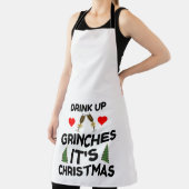 TABLIER BOIRE DES GRINCHES C'EST NOËL (Insitu)