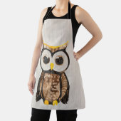 Tablier Bois - Chouette - Owl (Insitu)