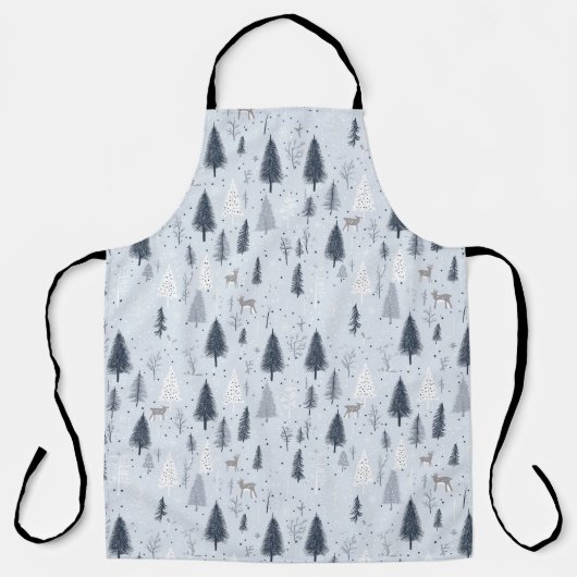 Tablier Bois d'hiver scandinave (Recto)
