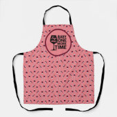 Tablier Bois Moi Bébé Encore Une Fois Cadeau Drôle de Chef (Recto)