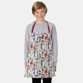 Tablier Bois nordique Noël tout-en-un Apron (Porté)