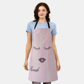 Tablier Bois rose doux Cool (Porté)
