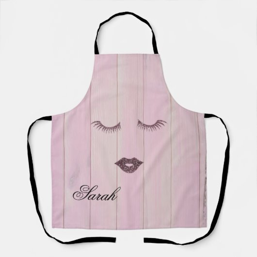 Tablier Bois rose doux Cool (Recto)