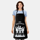Tablier Boisson de vin Sauvignon Blanc (Porté)