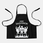 Tablier Boisson de vin Sauvignon Blanc (Recto)