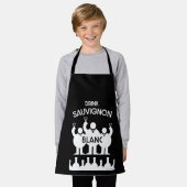 Tablier Boisson de vin Sauvignon Blanc (Porté)