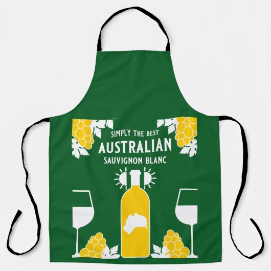 Tablier Boisson de vin Sauvignon Blanc (Recto)