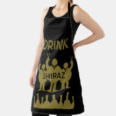 Tablier Boissons de vins de Shiraz (Insitu)