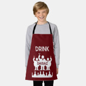 Tablier Boissons de vins de Shiraz (Porté)