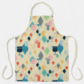 Tablier Boissons Modernes Du Milieu Du Siècle (Recto)