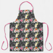 Tablier Boissons Tropicales Avec Animaux (Recto)