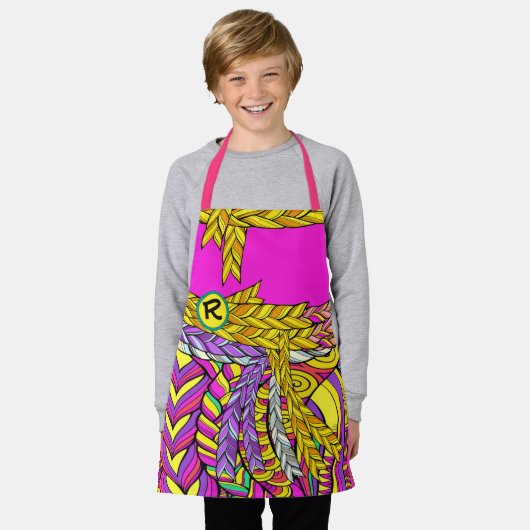 Tablier BOLD BOHO BRAID Design correspond aux adultes (Porté)