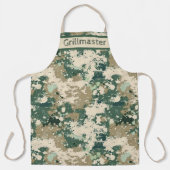 Tablier Bold Camo Print Kitchen & Grill Gear (Recto)