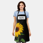 Tablier Bold Sunflower Modern Kitchen Apron (Porté)