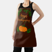 Tablier Bon thanksgiving avec Citrouille (Insitu)