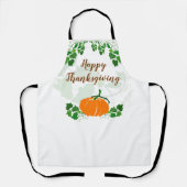Tablier Bon thanksgiving avec Citrouille (Recto)